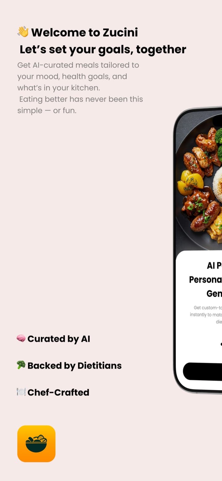 Zucini app screenshot